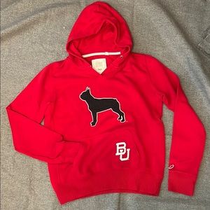 Boston University Red Hoodie w/front pocket
